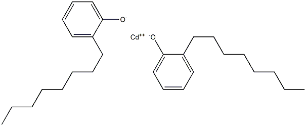 Cadmium bis(2-octylphenolate) Struktur