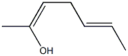 2,5-Heptadien-2-ol Struktur