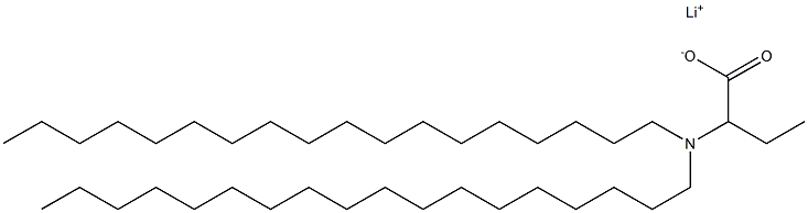 2-(Dioctadecylamino)butyric acid lithium salt Struktur