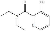 N,N-Diethyl-3-hydroxy-2-pyridinecarboxamide Struktur