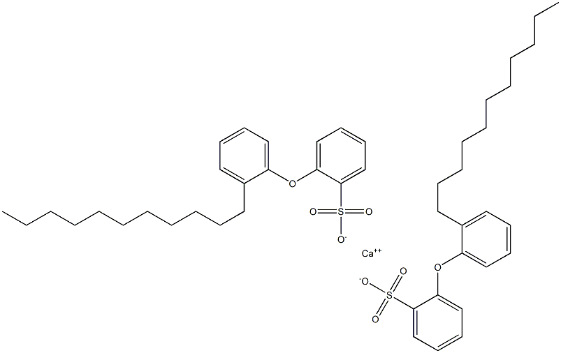 Bis[2-(2-undecylphenoxy)benzenesulfonic acid]calcium salt Struktur