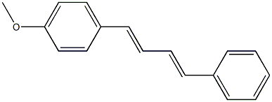 1-Phenyl-4-(4-methoxyphenyl)-1,3-butadiene Struktur