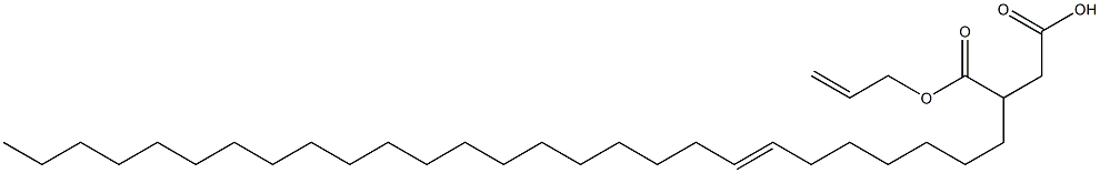 3-(7-Heptacosenyl)succinic acid 1-hydrogen 4-allyl ester Struktur