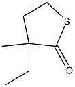 3-Methyl-3-ethyl-4,5-dihydrothiophene-2(3H)-one Struktur