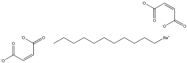 Bis(maleic acid 1-undecyl)barium salt Struktur