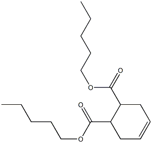 4-Cyclohexene-1,2-dicarboxylic acid dipentyl ester Struktur