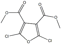 2,5-Dichlorofuran-3,4-dicarboxylic acid dimethyl ester Struktur