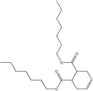 4-Cyclohexene-1,2-dicarboxylic acid diheptyl ester Struktur