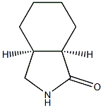 (3aS,7aR)-Octahydro-2H-isoindole-1-one Struktur