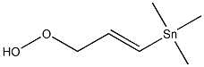 3-(Trimethylstannyl)allyl hydroperoxide Struktur