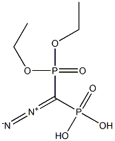 Diazomethylenebis(phosphonic acid diethyl) ester Struktur