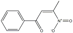 1-Phenyl-3-nitro-2-buten-1-one Struktur