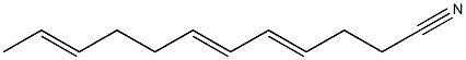 4,6,10-Dodecatrienenitrile Struktur