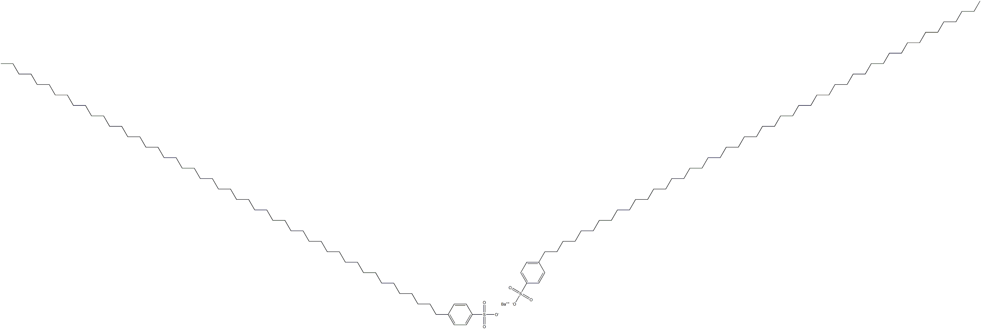 Bis[4-(nonatetracontan-1-yl)benzenesulfonic acid]barium salt Struktur