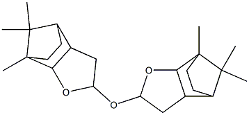 (+)-2,2'-Oxybis(7,8,8-trimethyloctahydro-4,7-methanobenzofuran) Struktur