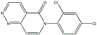 6-(2,4-Dichlorophenyl)pyrido[4,3-c]pyridazin-5(6H)-one Struktur