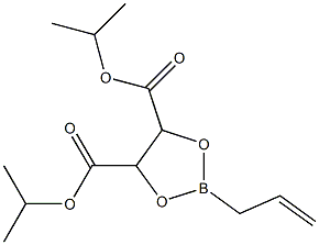 2-Allyl-1,3,2-dioxaborolane-4,5-dicarboxylic acid diisopropyl ester Struktur