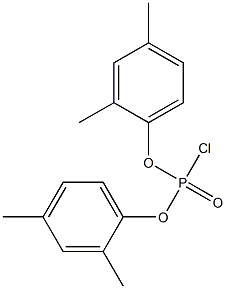 Chlorophosphonic acid=bis(2,4-xylyl) ester Struktur