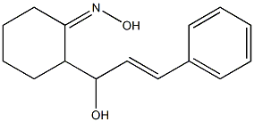 (1Z)-2-(1-Hydroxy-3-phenyl-2-propenyl)cyclohexanone oxime Struktur