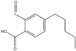 4-Pentyl-2-iodosobenzoic acid Struktur