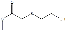 (2-Hydroxyethylthio)acetic acid methyl ester Struktur