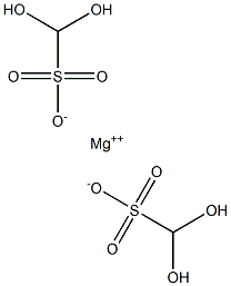 Bis(dihydroxymethanesulfonic acid)magnesium salt Struktur