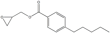 4-Pentylbenzoic acid glycidyl ester Struktur