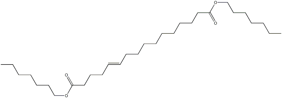 5-Hexadecenedioic acid diheptyl ester Struktur