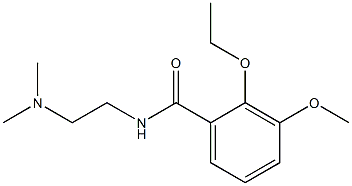 N-[2-(Dimethylamino)ethyl]-2-ethoxy-3-methoxybenzamide Struktur