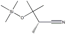 (2S)-2,3-Dimethyl-3-(trimethylsilyloxy)butanenitrile Struktur