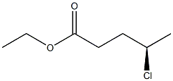 [R,(-)]-4-Chlorovaleric acid ethyl ester Struktur