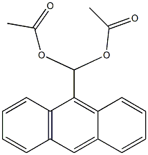 (9-Anthryl)methanediol diacetate Struktur