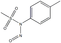 N-(4-Methylphenyl)-N-nitrosomethanesulfonamide Struktur