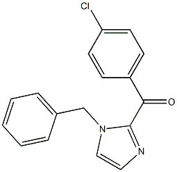 1-Benzyl-2-(4-chlorobenzoyl)-1H-imidazole Struktur