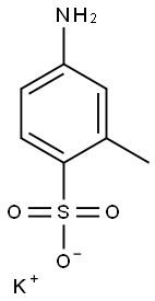 4-Amino-2-methylbenzenesulfonic acid potassium salt Struktur