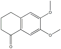 6,7-Dimethoxy-1,2,3,4-tetrahydronaphthalene-1-one Struktur