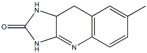 7-Methyl-9,9a-dihydro-1H-imidazo[4,5-b]quinolin-2(3H)-one Struktur