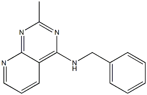 2-Methyl-4-(benzylamino)pyrido[2,3-d]pyrimidine Struktur