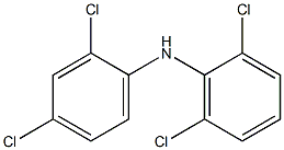 2,4-Dichlorophenyl 2,6-dichlorophenylamine Struktur