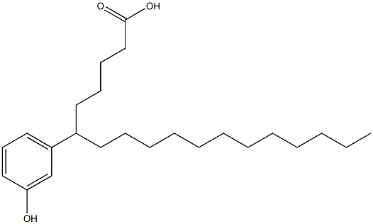 6-(3-Hydroxyphenyl)stearic acid Struktur