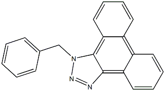 1-Benzyl-1H-phenanthro[9,10-d]triazole Struktur