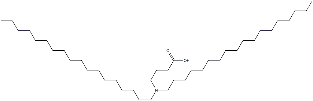 4-(Dioctadecylamino)butyric acid Struktur