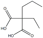 2-Ethyl-2-propylmalonic acid Struktur