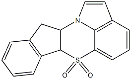 11,11a-Dihydro-11b-aza-6-thia-6aH-indeno[1,7-ab]fluorene 6,6-dioxide Struktur