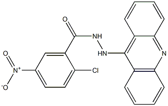 N'-(Acridin-9-yl)-2-chloro-5-nitrobenzhydrazide Struktur