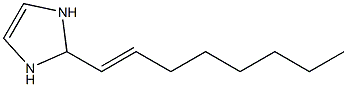 2-(1-Octenyl)-4-imidazoline Struktur