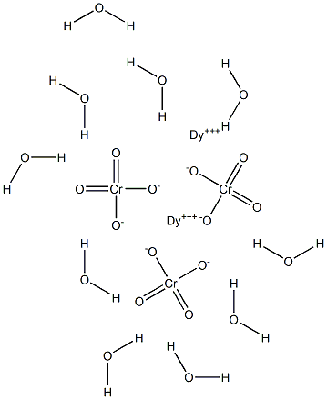 Didysprosium trichromate decahydrate Struktur