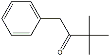 1-Phenyl-3,3-dimethylbutane-2-one Struktur