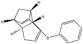 (1R,2R,6S,7S)-9-(Phenylthio)tricyclo[5.2.1.02,6]deca-3,8-diene Struktur