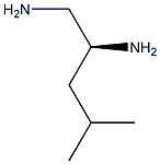 [S,(+)]-4-Methyl-1,2-pentanediamine Struktur